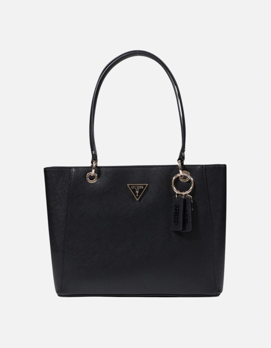 Handbag with Zip and Inside Pockets Women - Black Bags, 4 of 3