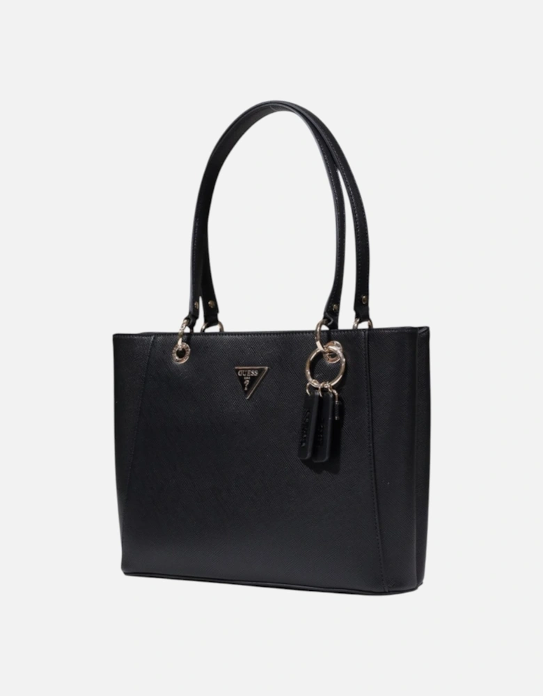 Handbag with Zip and Inside Pockets Women - Black Bags