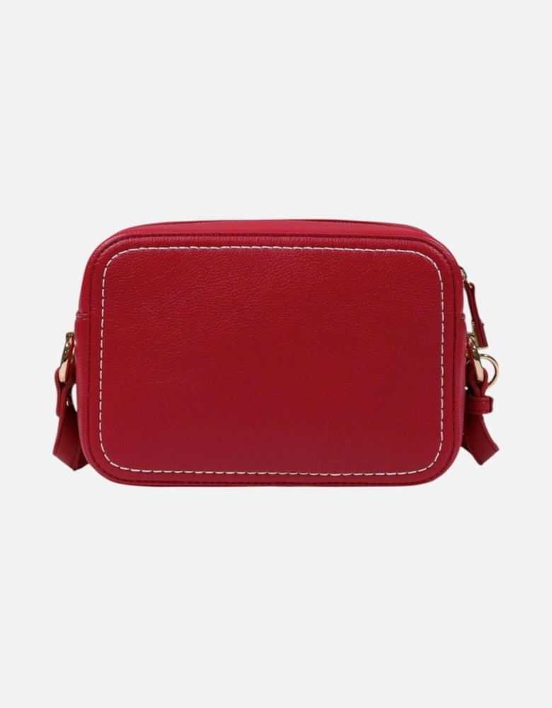 Shoulder Bag with Zip Fastening Women - Red