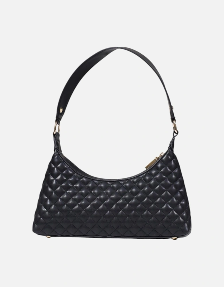Handbag with Inside Pockets Polyurethane Composition Women - Black