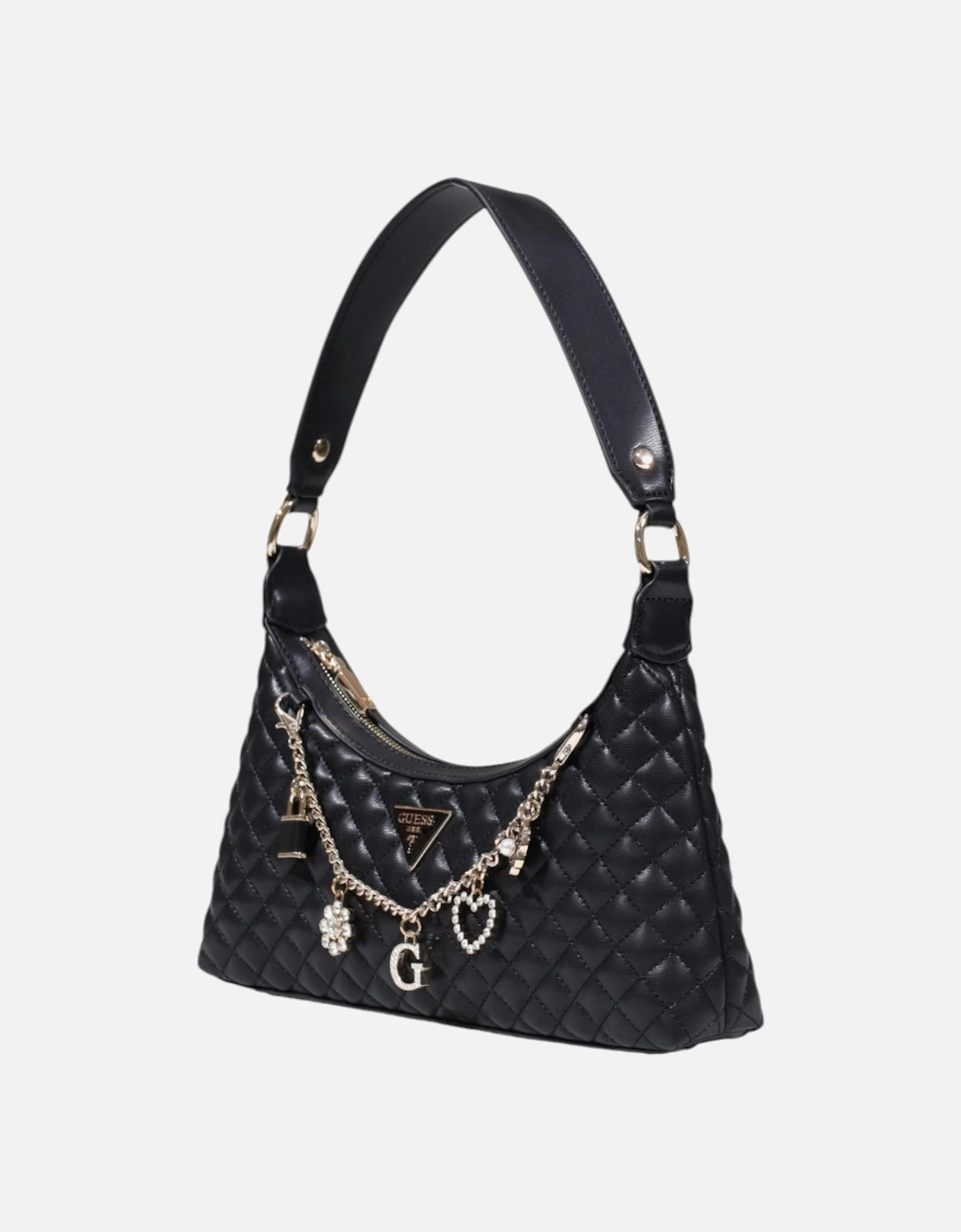 Handbag with Inside Pockets Polyurethane Composition Women - Black