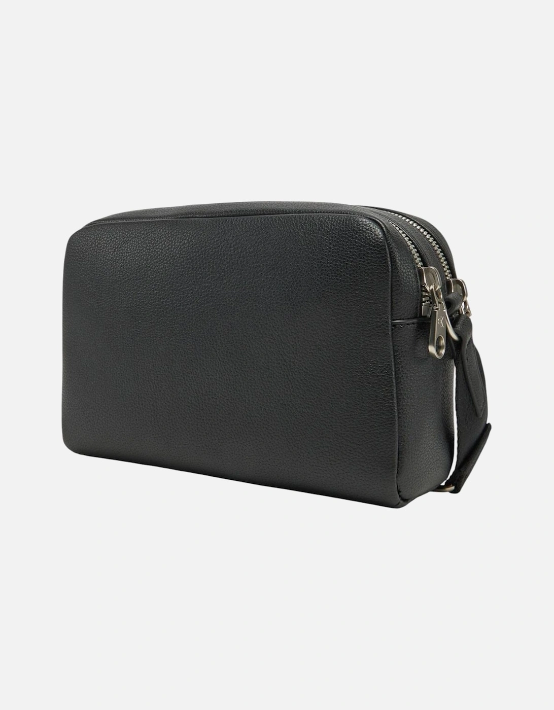 Zip Fastening Polyurethane Bag Women - Black