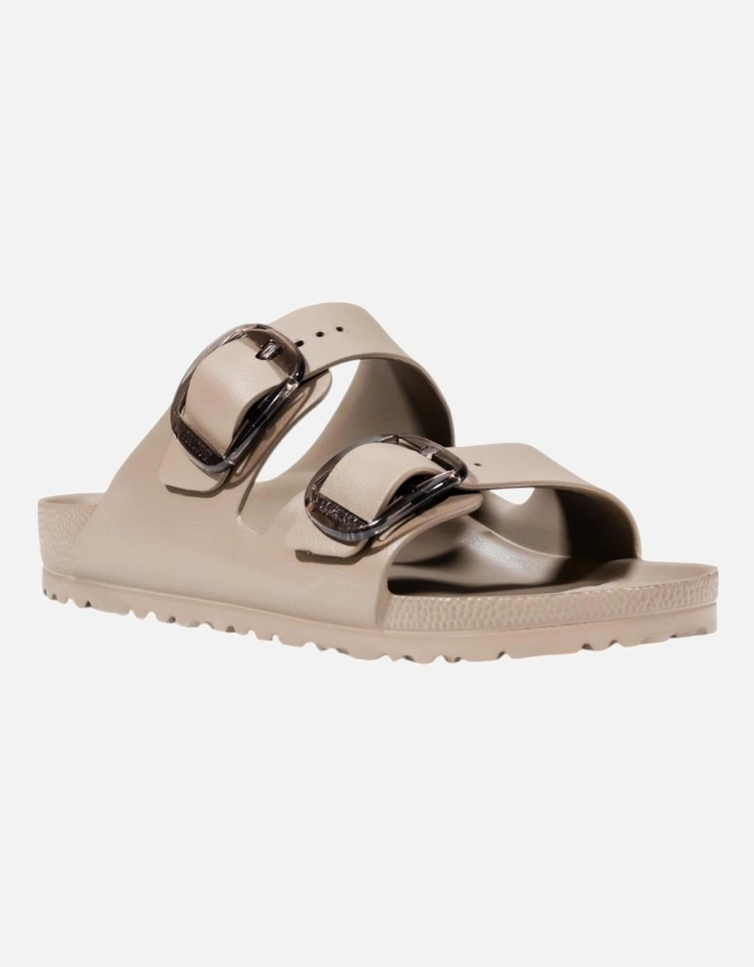 Buckle Fastening Synthetic Slippers Women - Beige