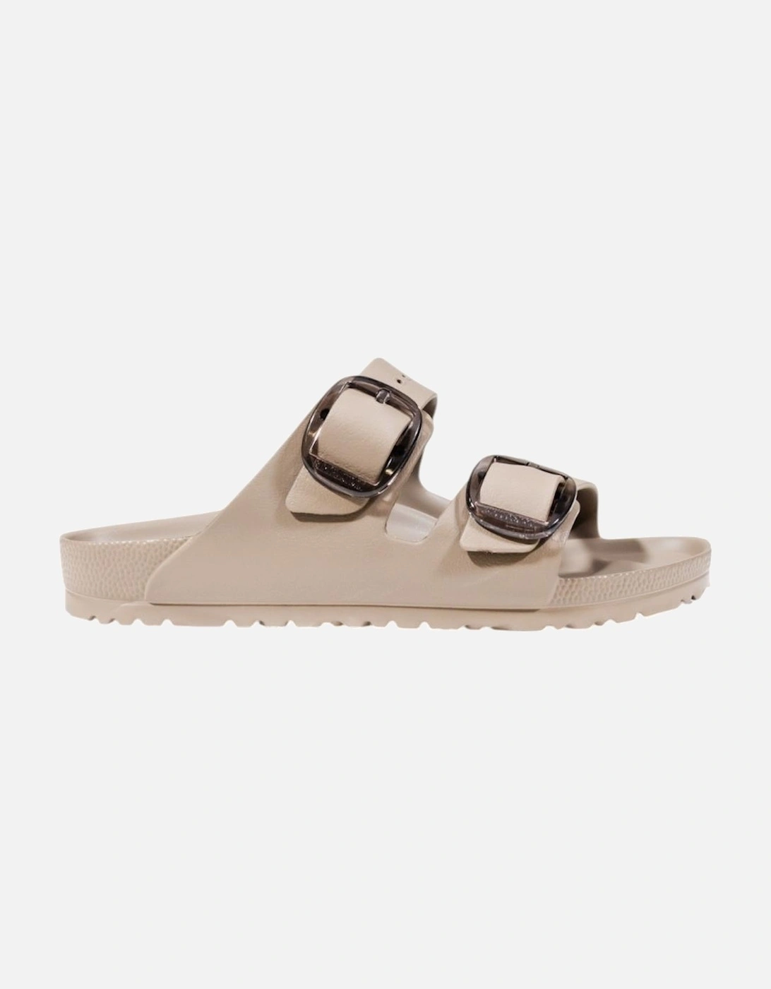 Buckle Fastening Synthetic Slippers Women - Beige, 4 of 3
