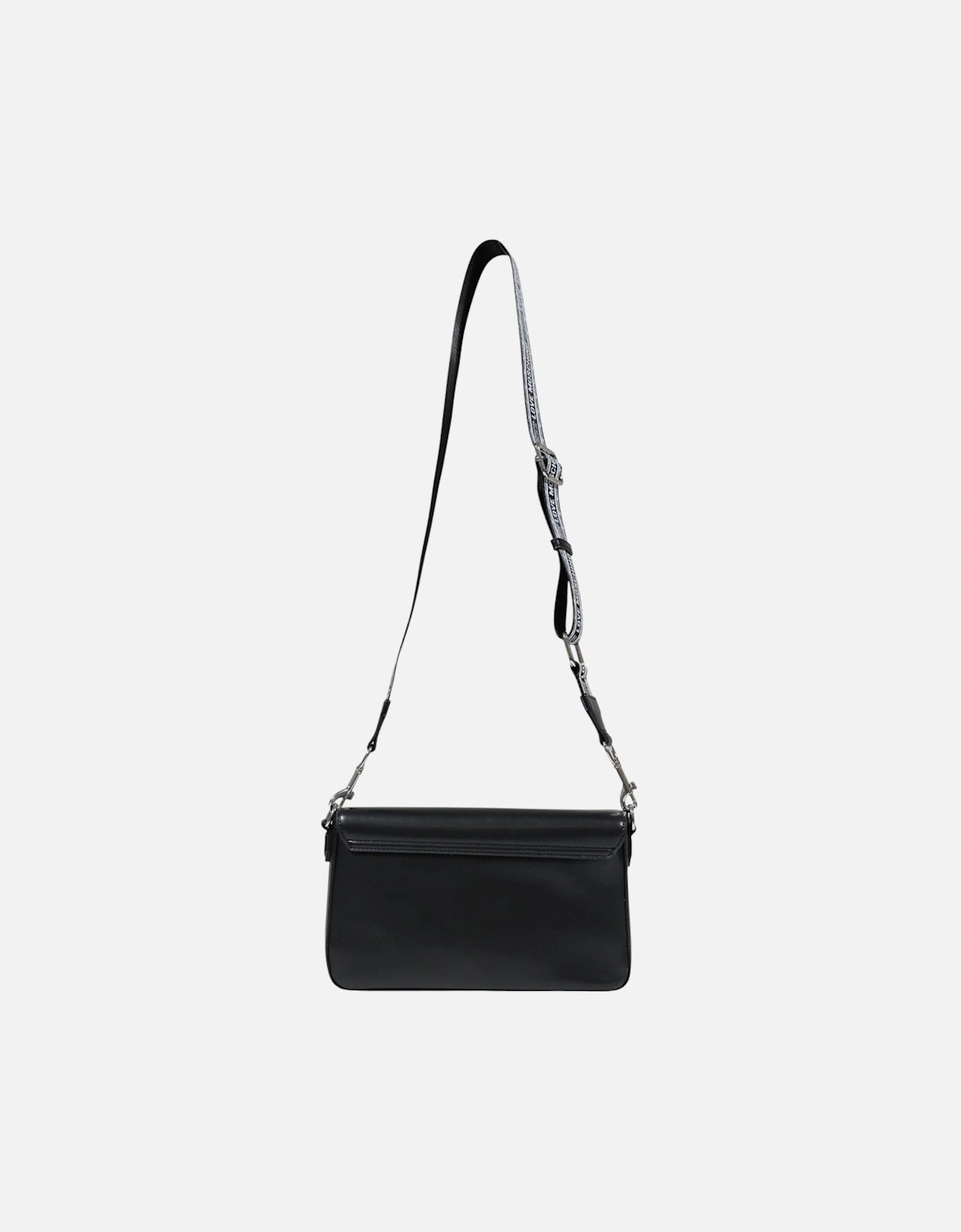 Elegant Polyurethane Shoulder Bag Women - Black