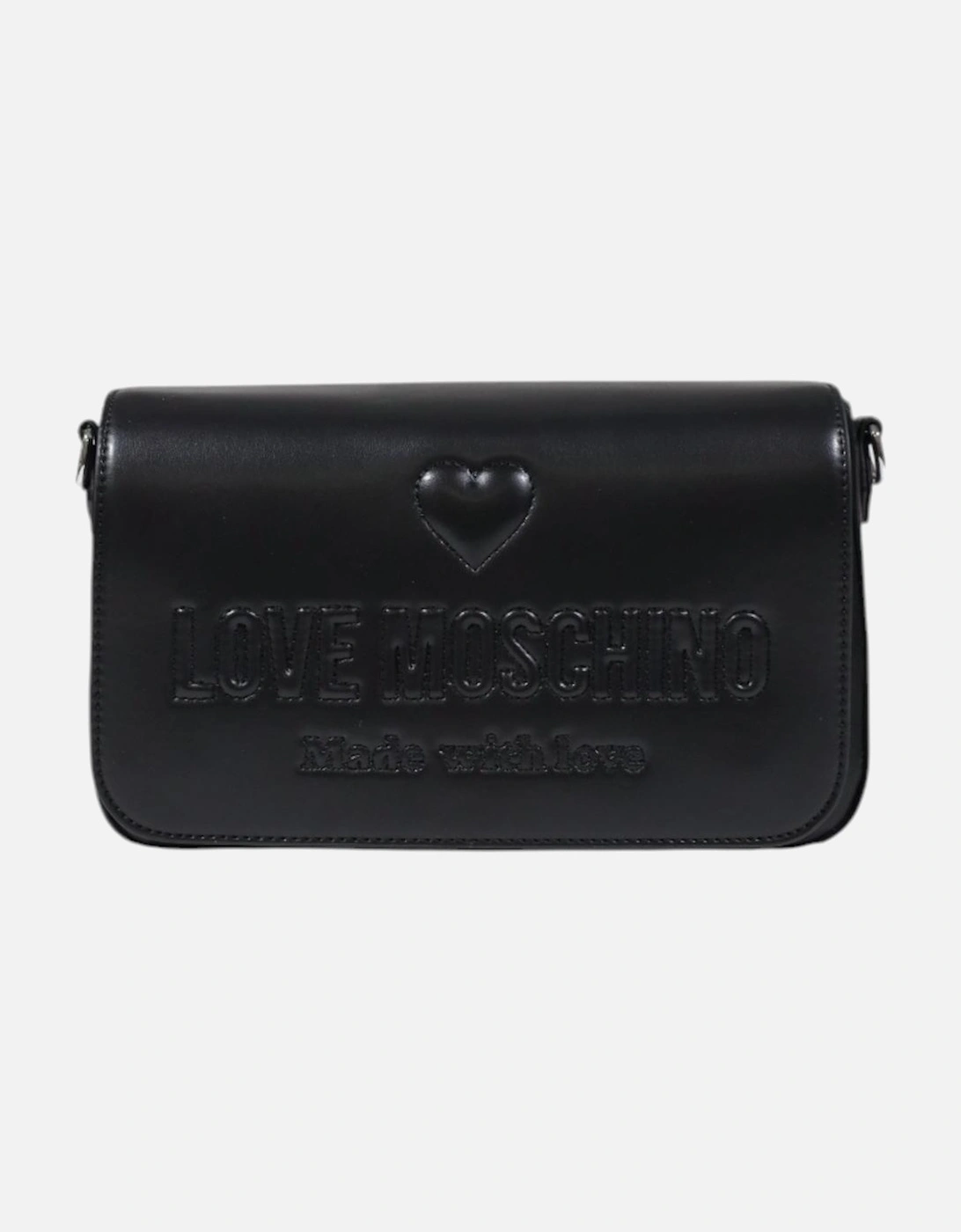 Elegant Polyurethane Shoulder Bag Women - Black, 4 of 3