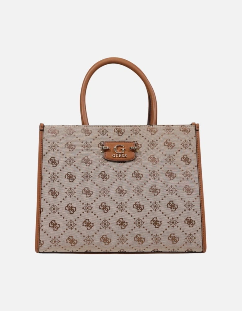 Handbag with Zip Closure Women - Brown Bags