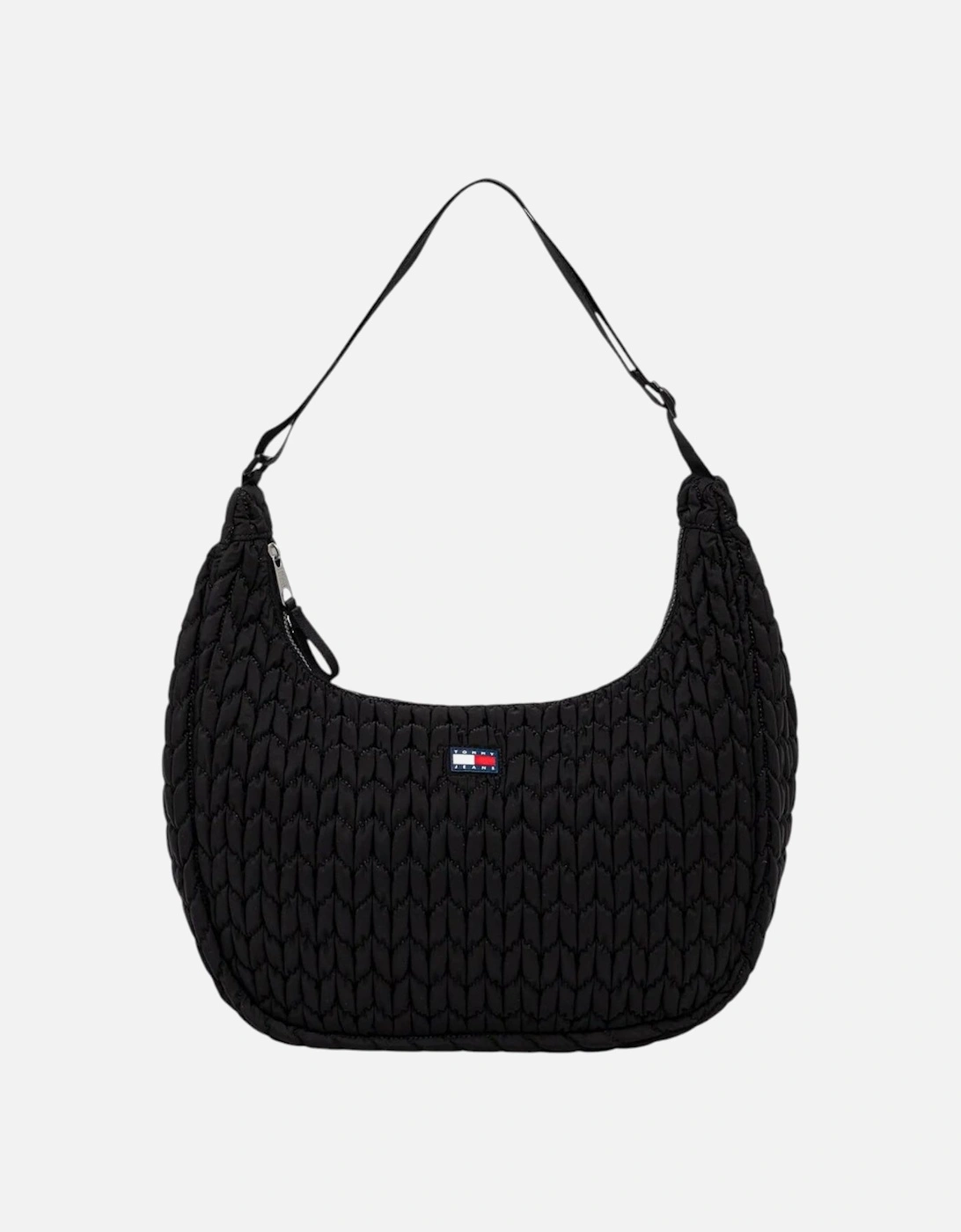 Zip-Fastened Polyester Tote Bag Women - Black, 4 of 3