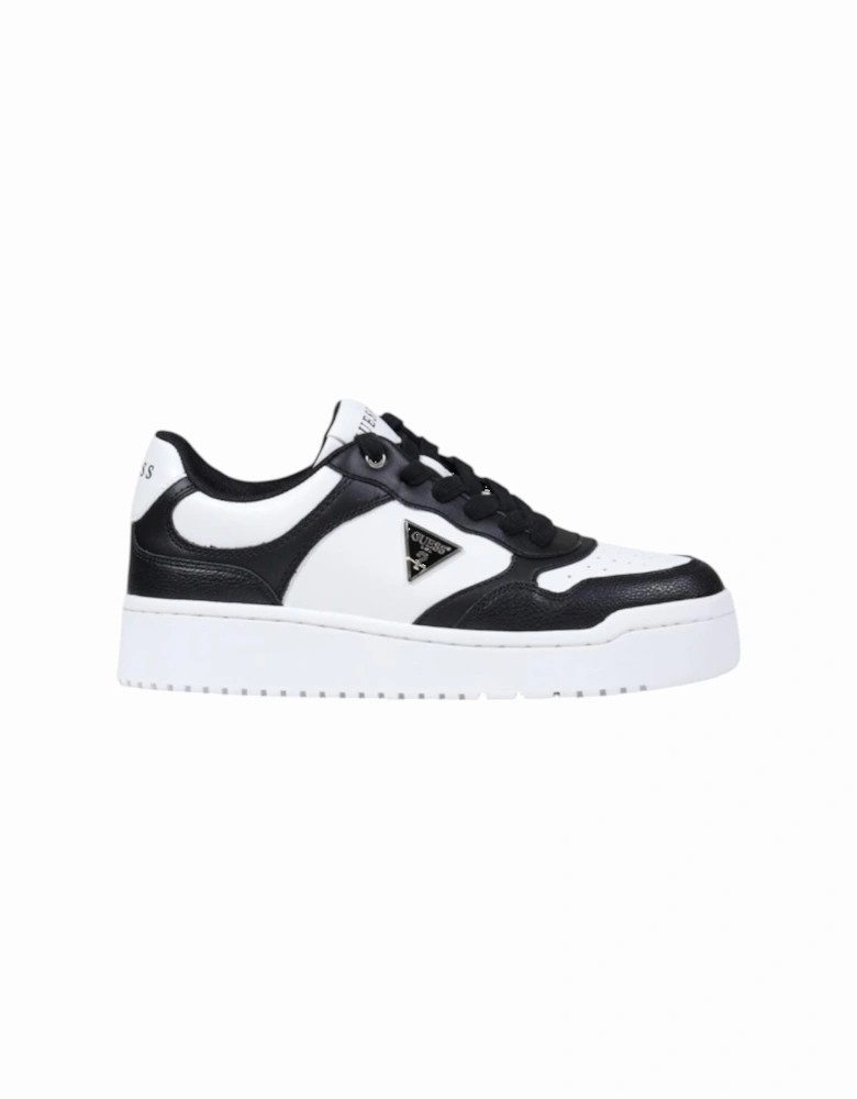 Lace-Up Multicolor Polyurethane Sneakers Women