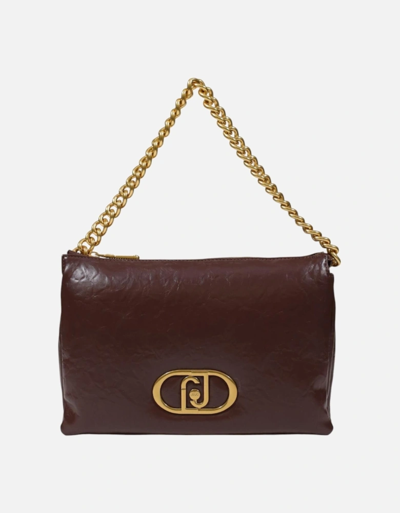 Handbag with Shoulder Strap and Zip Fastening Women - Brown Bags