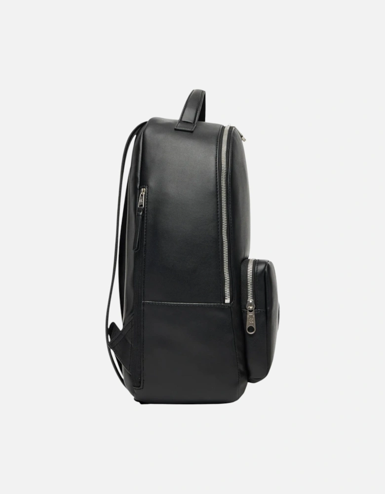 Structured Zip Closure Bag with Multiple Pockets Women - Black