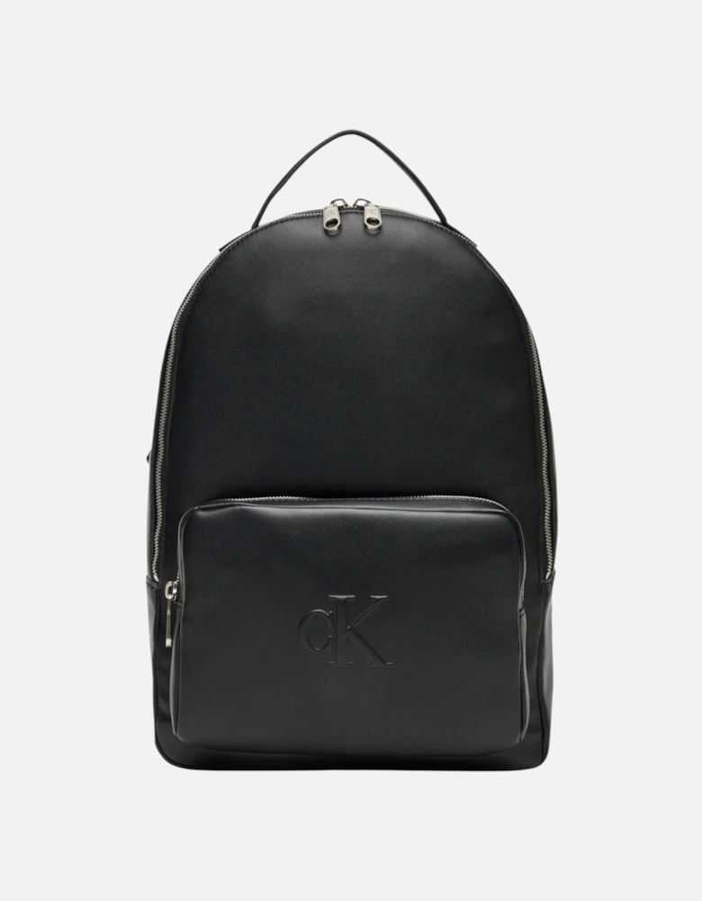 Structured Zip Closure Bag with Multiple Pockets Women - Black