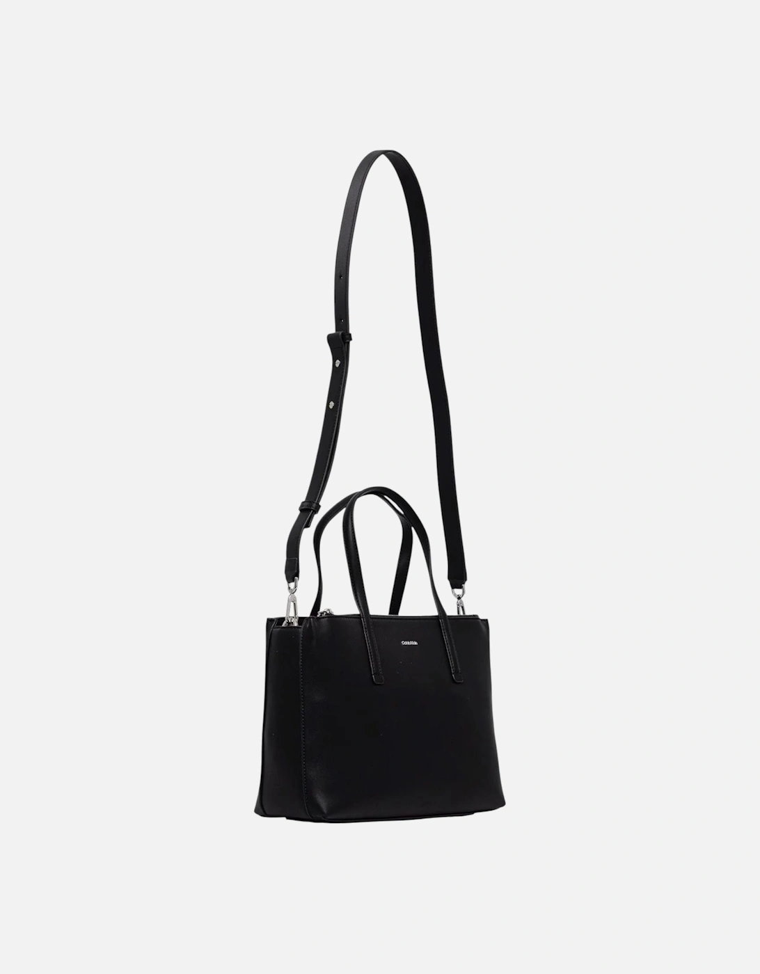 Handbag with Shoulder Strap and Zip Women - Black Bags