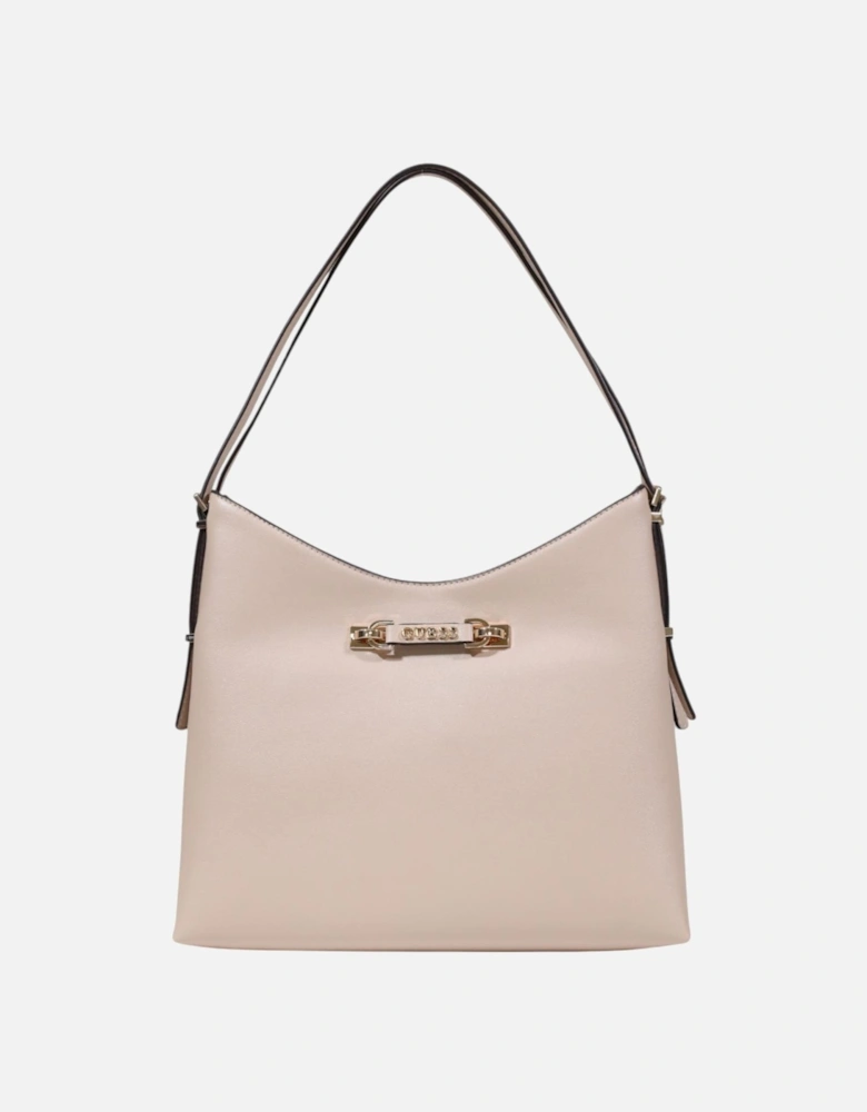Handbag in Polyurethane Material Women - Beige Bags