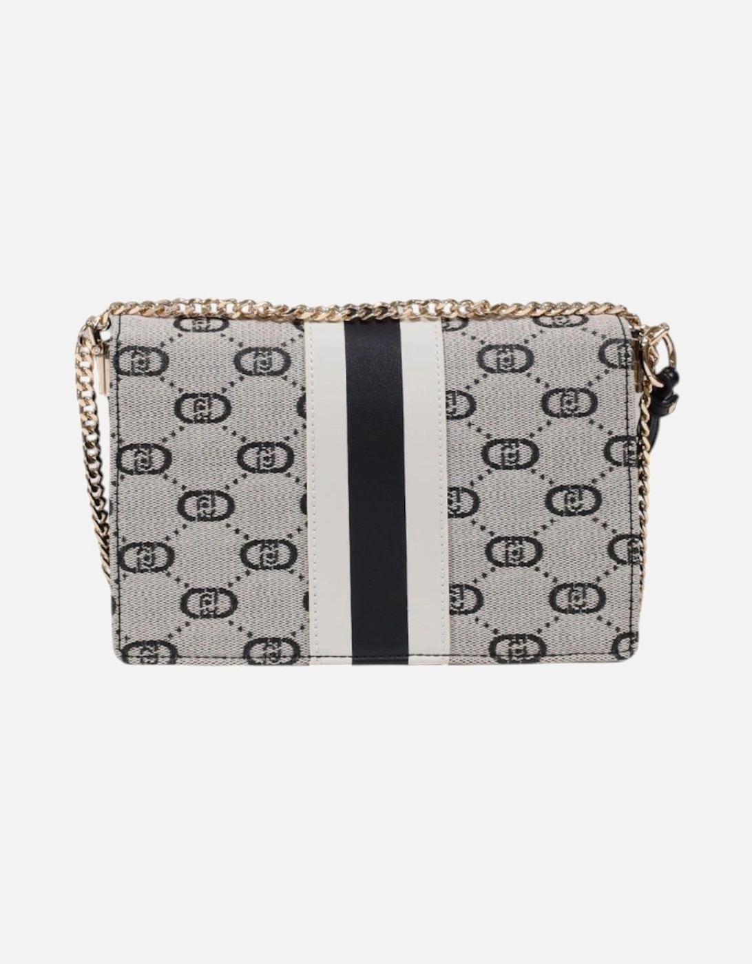 Print Shoulder Bag with Inside Pockets Women - Black