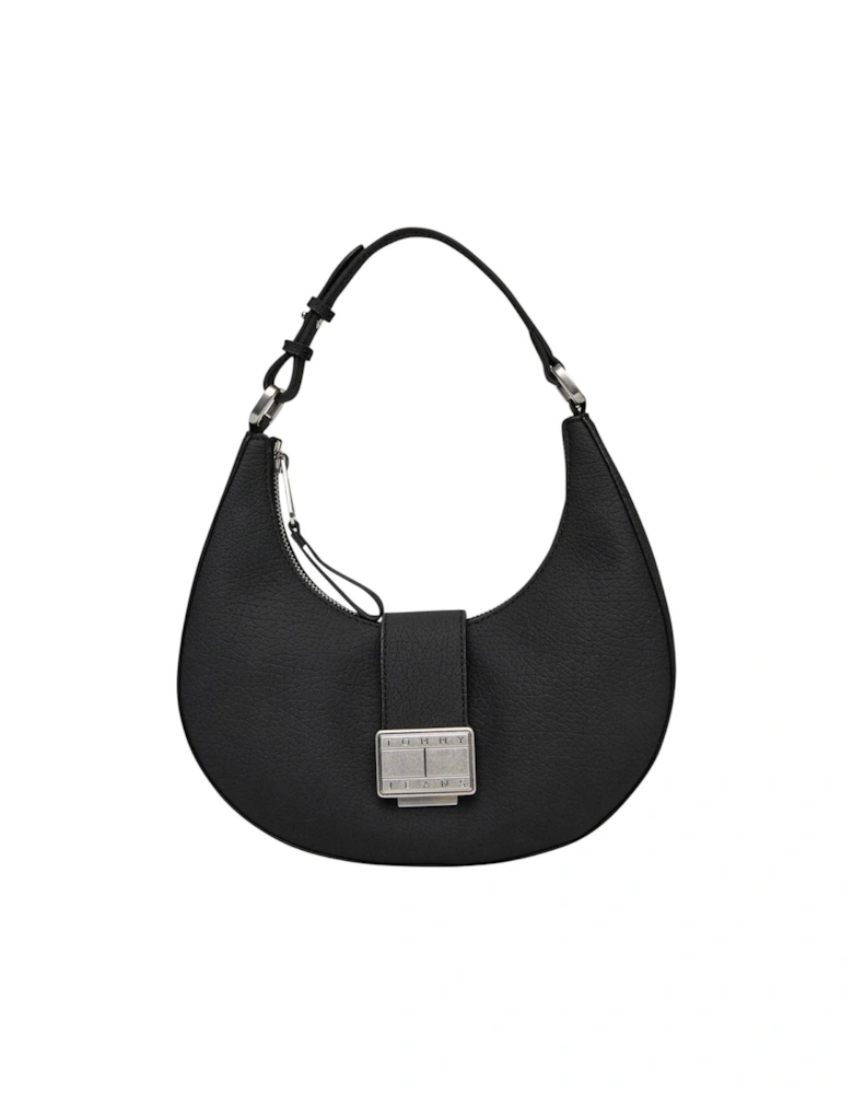 Zip Fastening Bag with Inside Pockets Women - Black