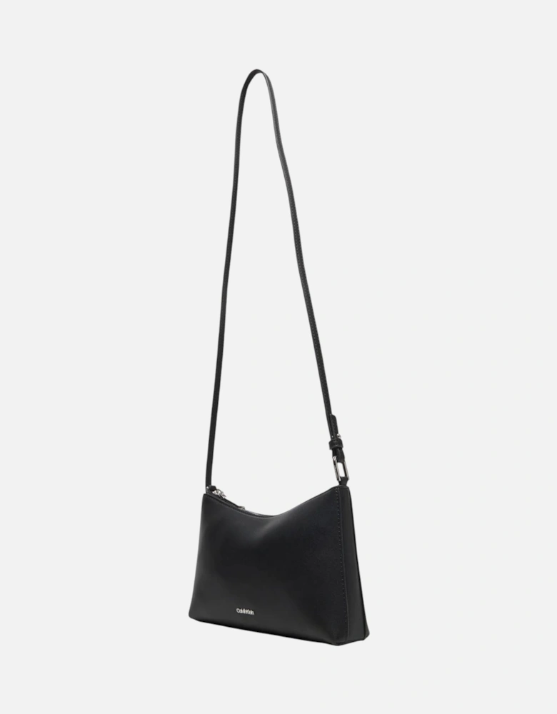 Zip Fastening Bag with Inside Pockets Women - Black