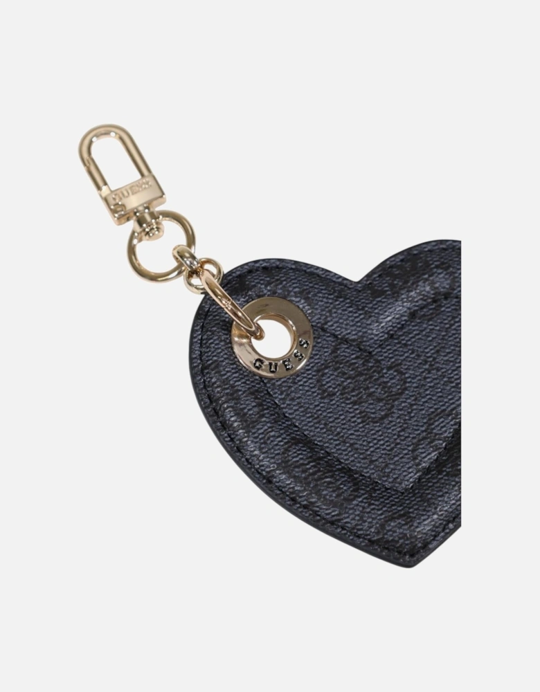 Printed Metal and Polyurethane Key-Ring Women - Grey Rings