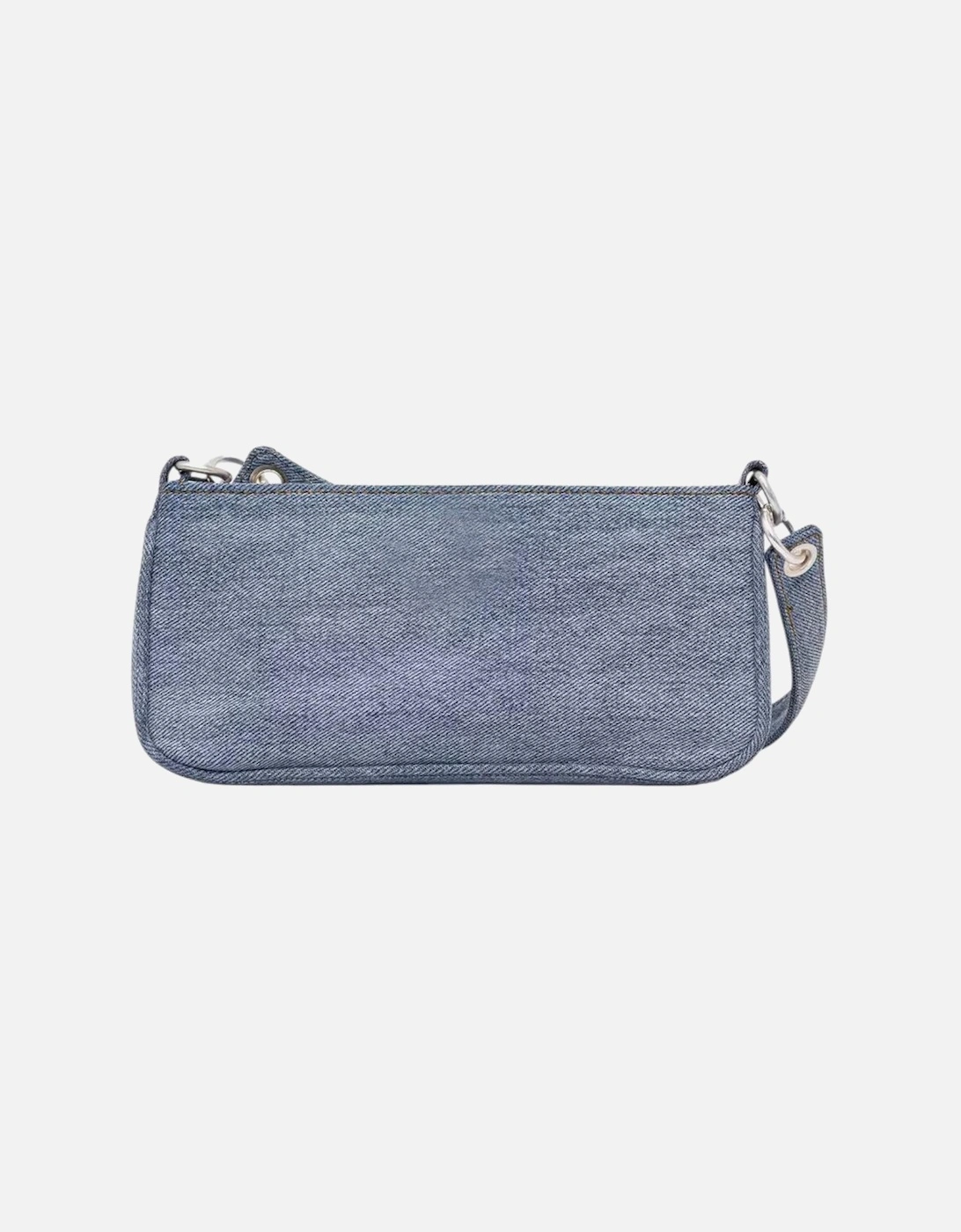 Cotton Zip Fastening Bag Women - Light Blue