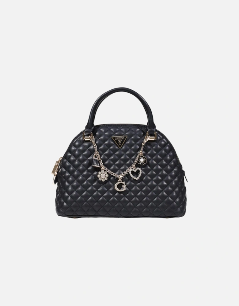 Handbag with Shoulder Strap and Inside Pockets Women - Black Bags