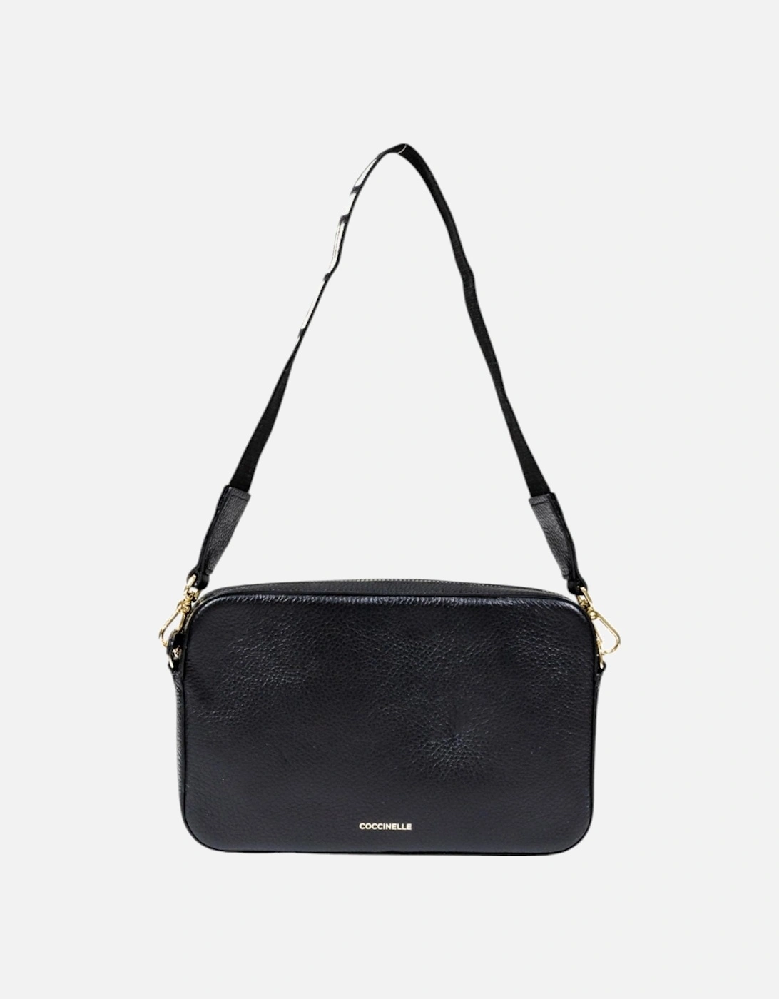 Leather Zip Fastening Bag with Inside Pockets Women - Black, 4 of 3