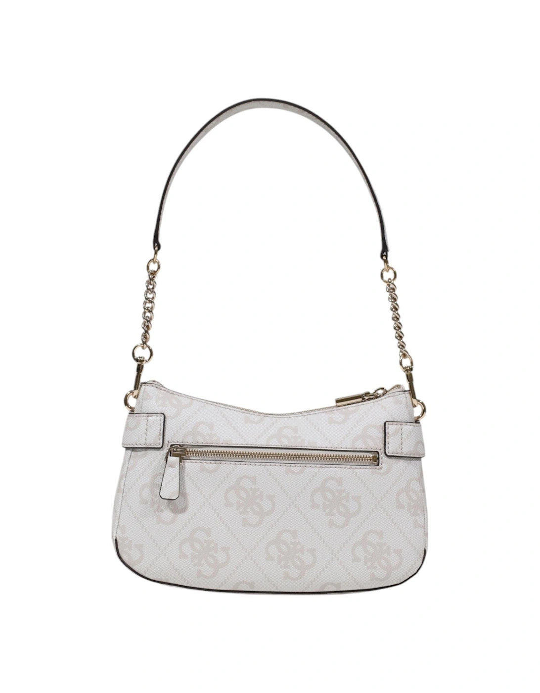 Zip Fastening Polyurethane Bag Women - Grey