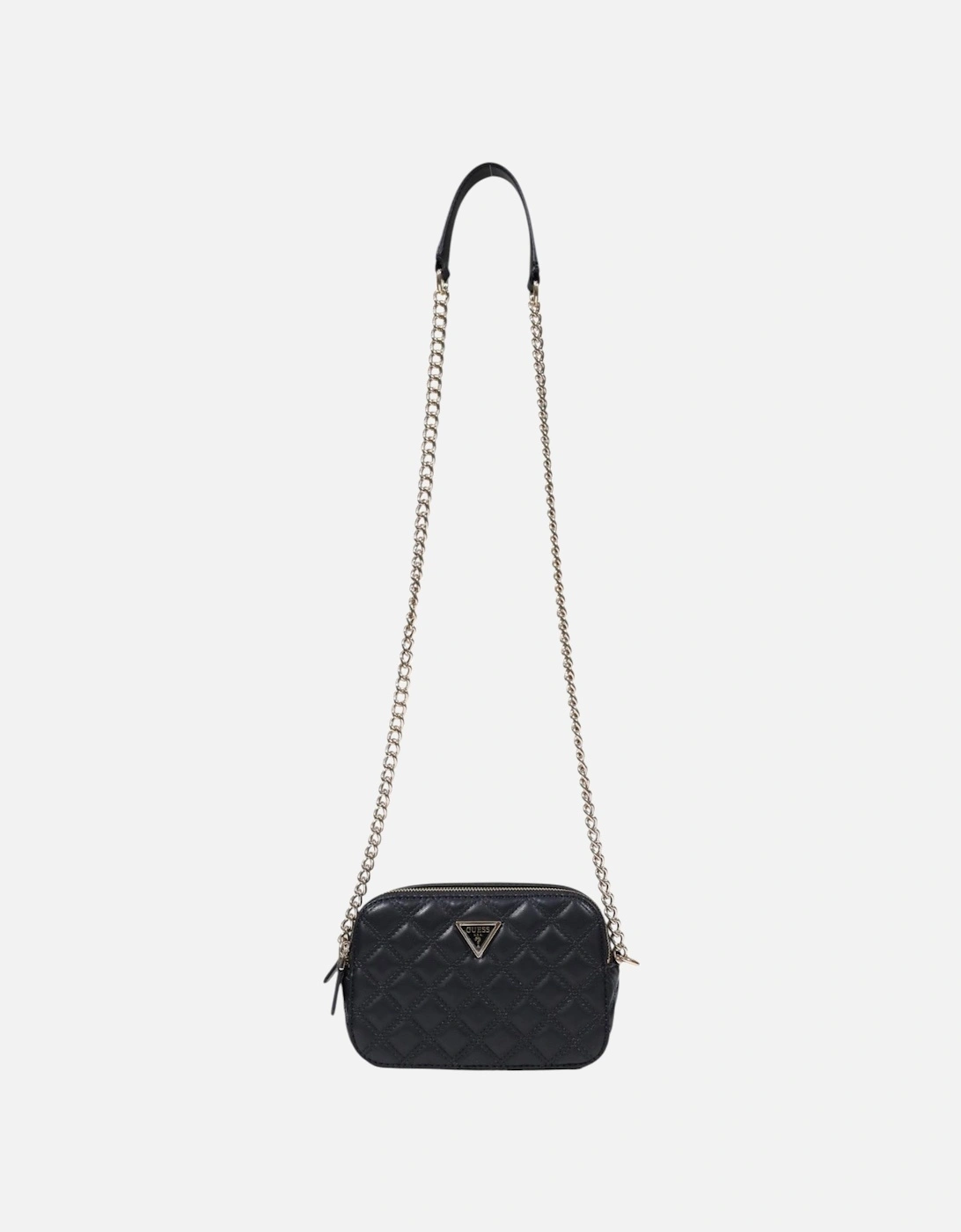 Zip Fastening Polyurethane Bag with Inside Pockets Women - Black, 4 of 3