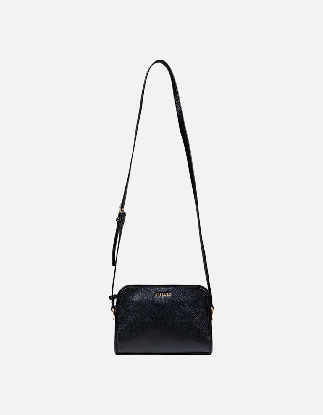 Zip Fastening Polyurethane Bag with Inside Pockets Women - Black, 4 of 3
