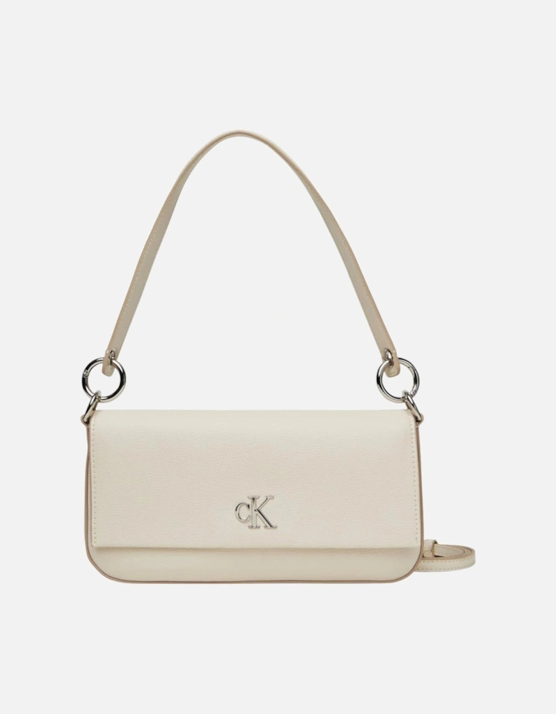 Polyurethane Bag with Magnet Fastening and Inside Pockets Women -