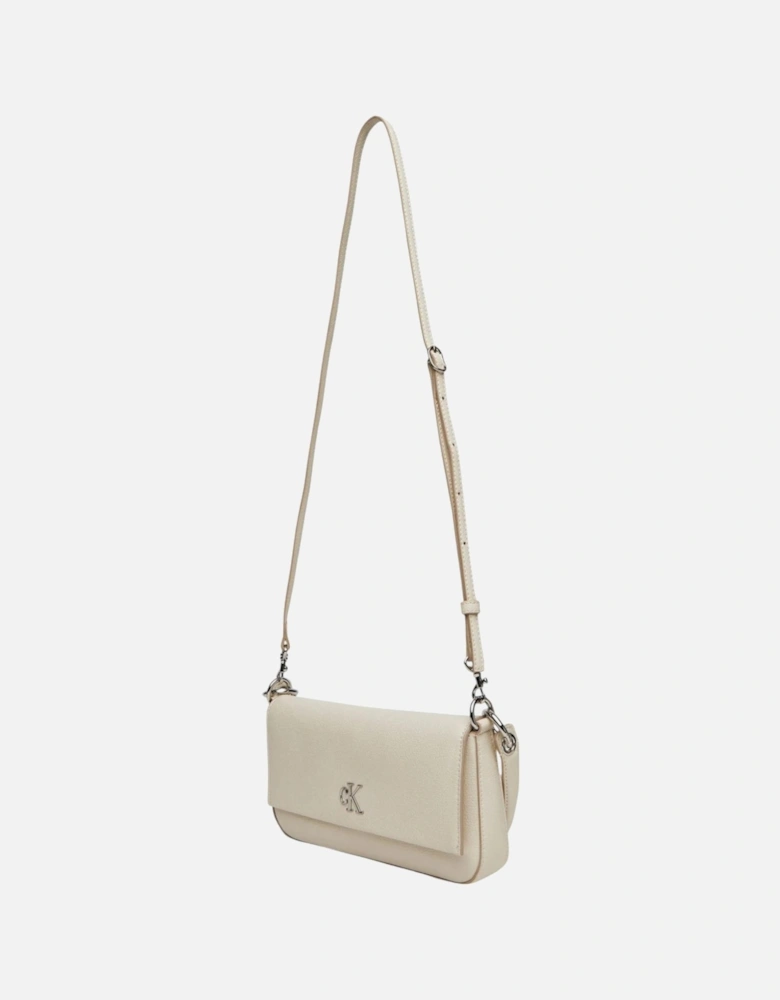 Polyurethane Bag with Magnet Fastening and Inside Pockets Women -