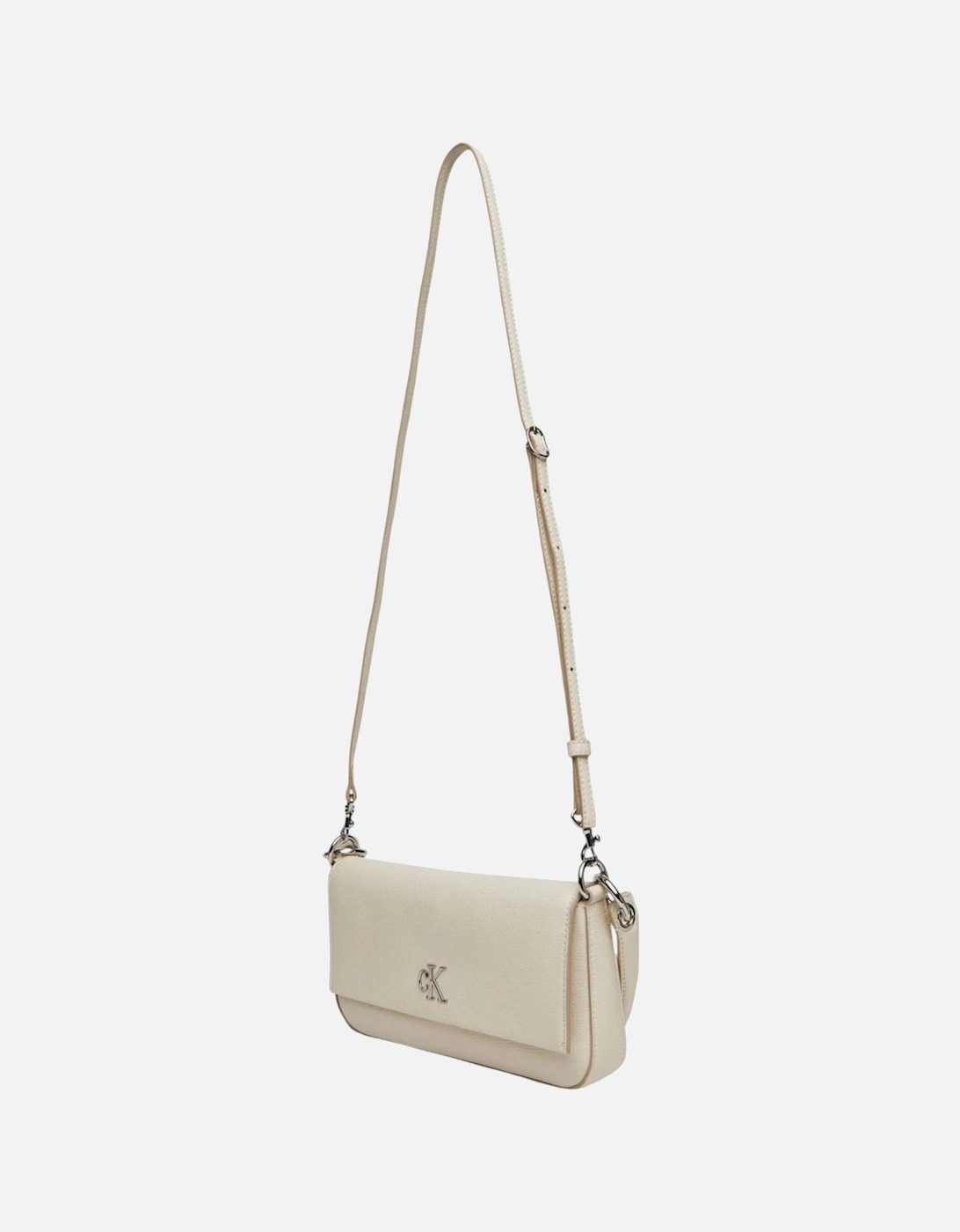 Polyurethane Bag with Magnet Fastening and Inside Pockets Women -