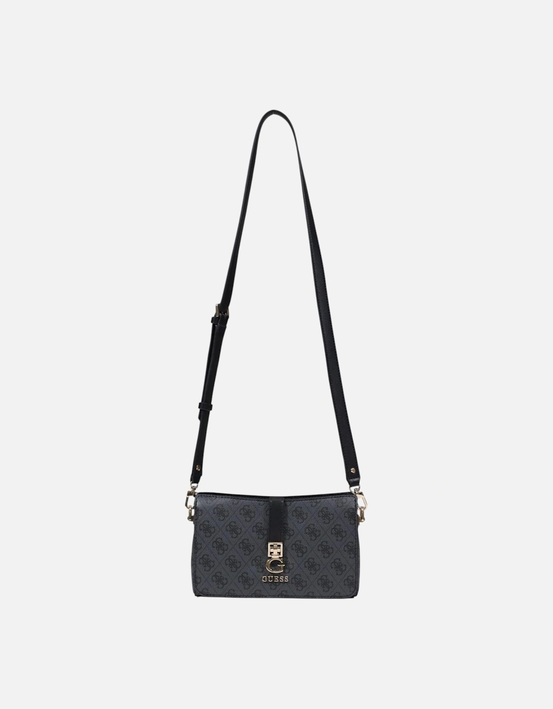 Stylish Polyurethane Shoulder Bag Women - Black, 4 of 3