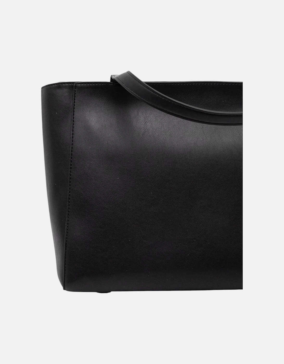 Polyester and Polyurethane Tote Bag Women - Black