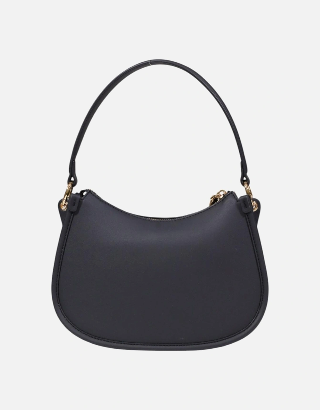 Polyurethane Bag with Inside Pockets Women - Black
