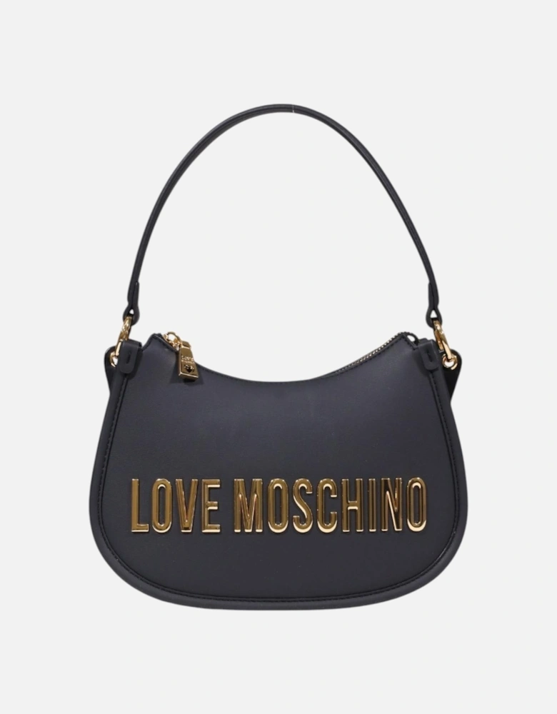 Polyurethane Bag with Inside Pockets Women - Black