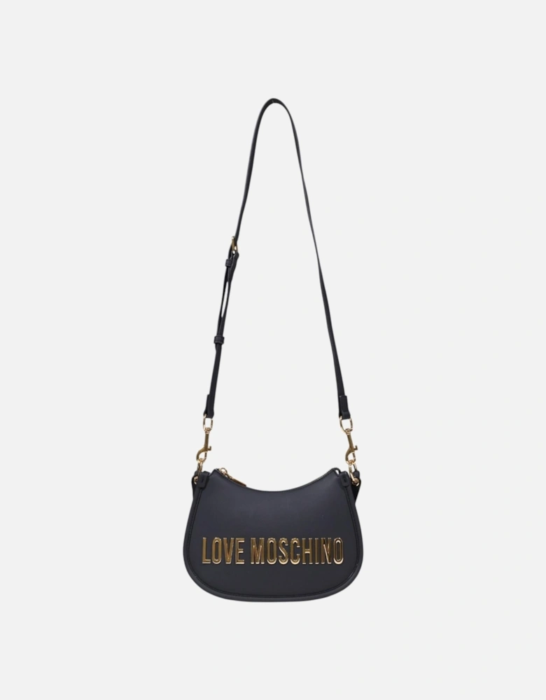 Polyurethane Bag with Inside Pockets Women - Black
