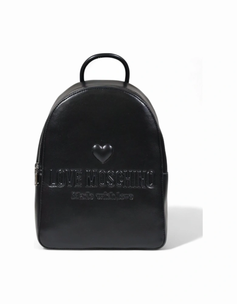 Leather Zip Fastening Bag Women - Black
