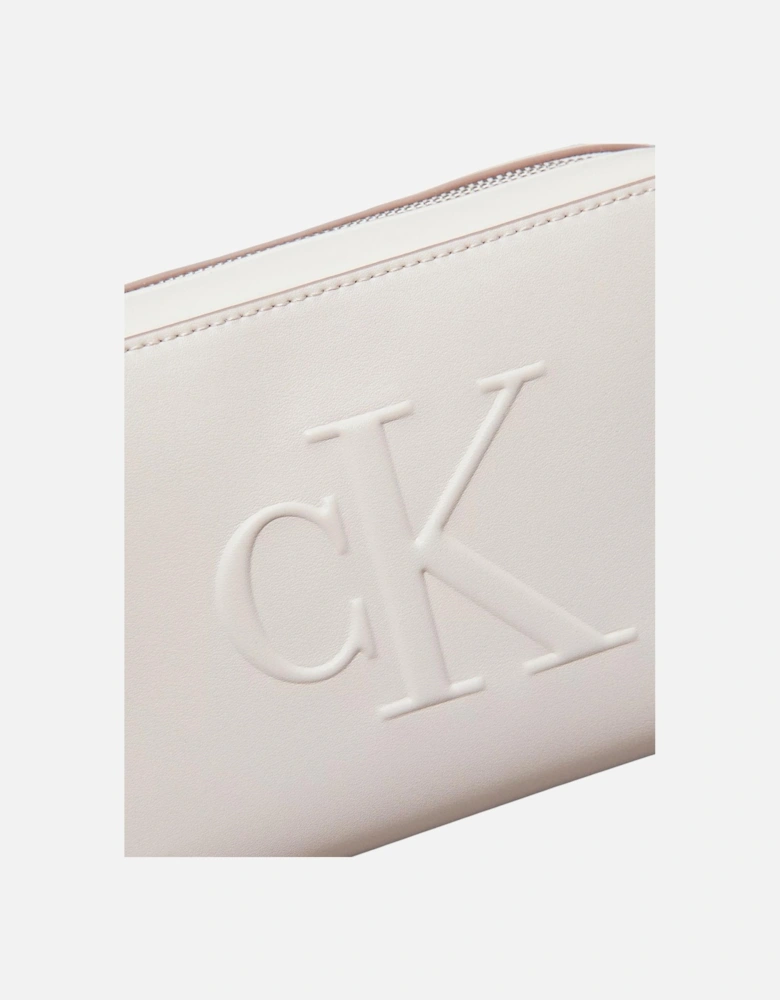 Compact Zip Fastening Tote Bag Women - White