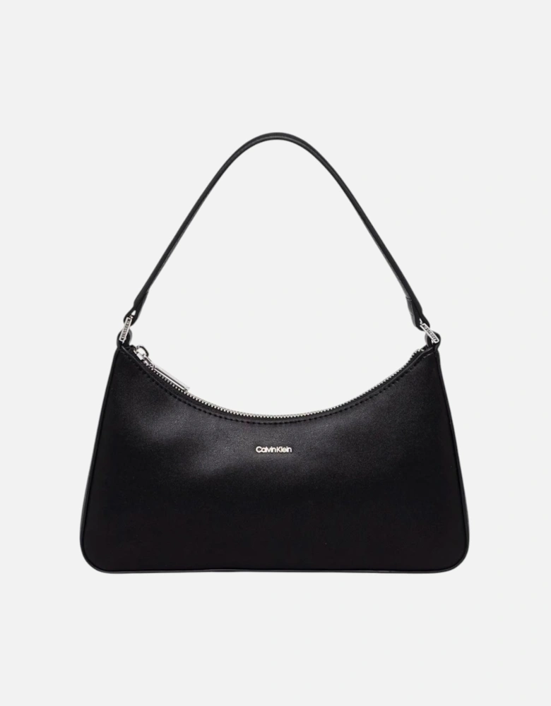Zip Fastening Bag with Inside Pocket Women - Black