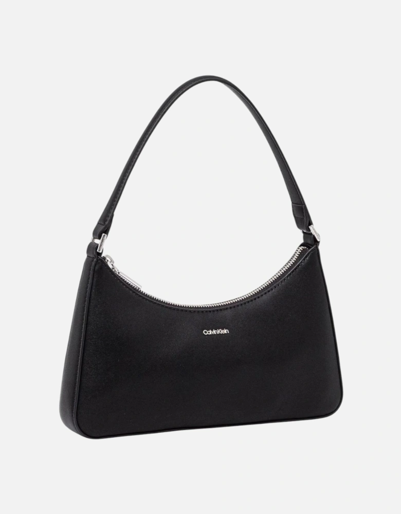 Zip Fastening Bag with Inside Pocket Women - Black
