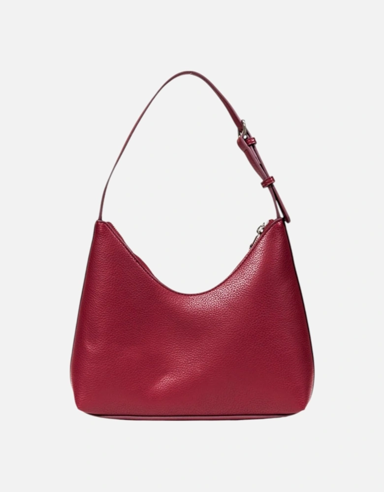 Zip Fastening Bag with Inside Pockets Women - Red