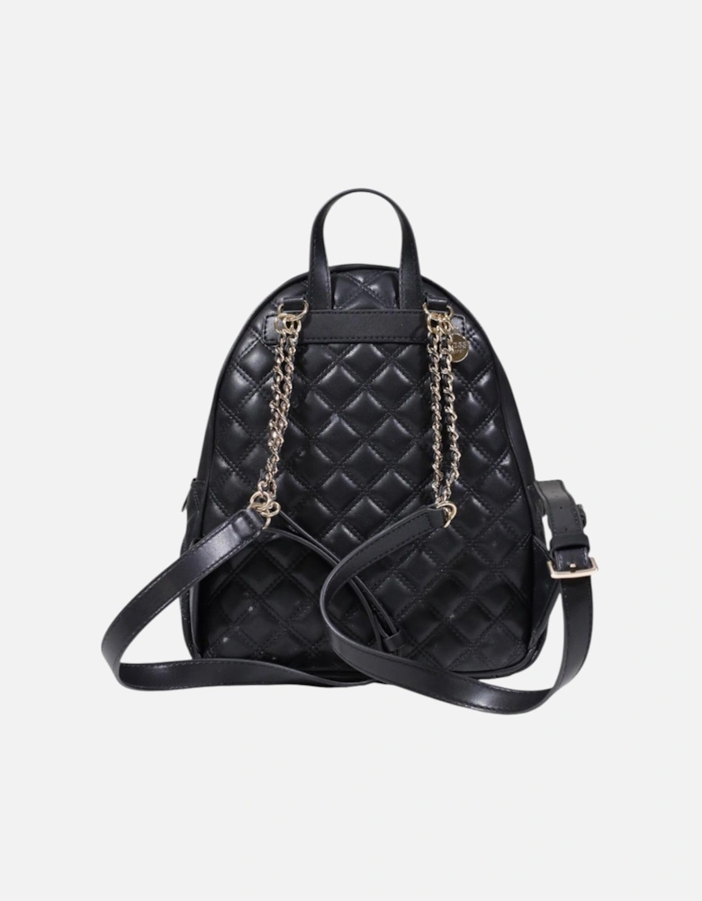 Zip Fastening Rucksack with Multiple Pockets Women - Black Bags