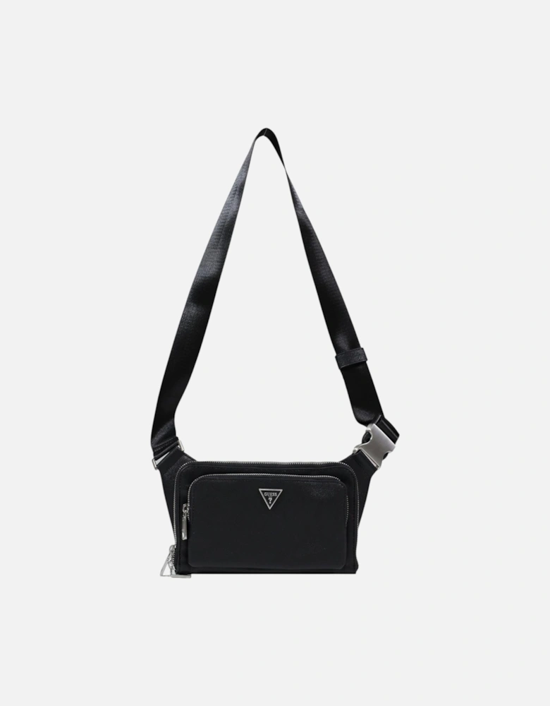 Zip Fastening Bag with Multiple Pockets Women - Black