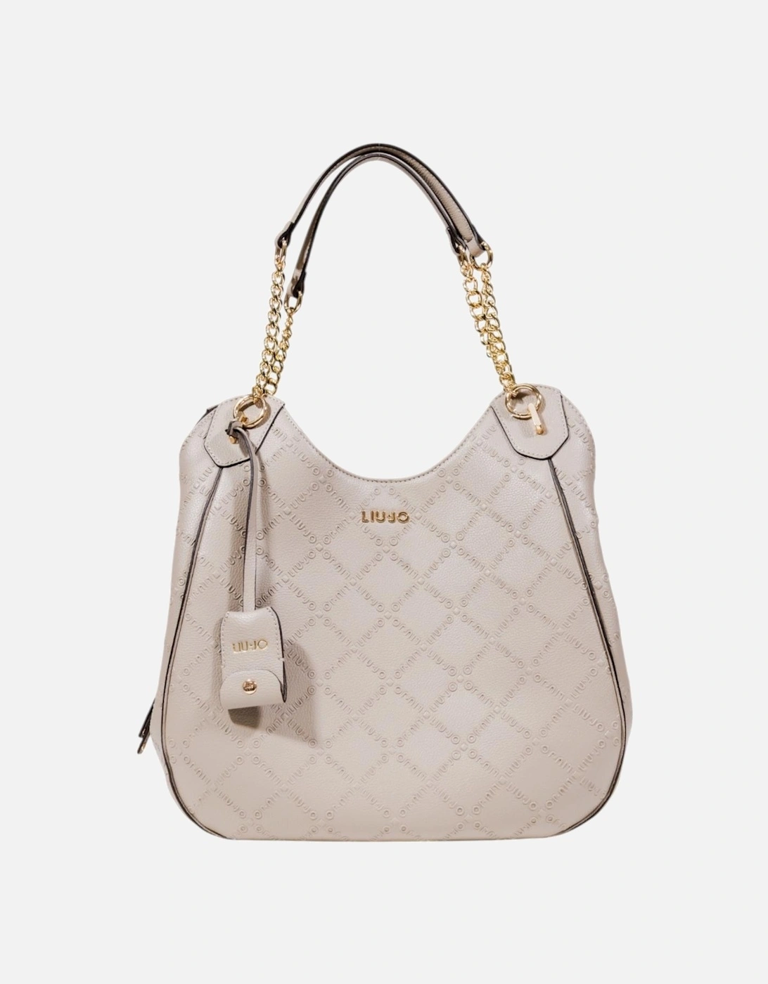 Beige Zip Closure Tote Bag with Inside Pockets Women, 4 of 3