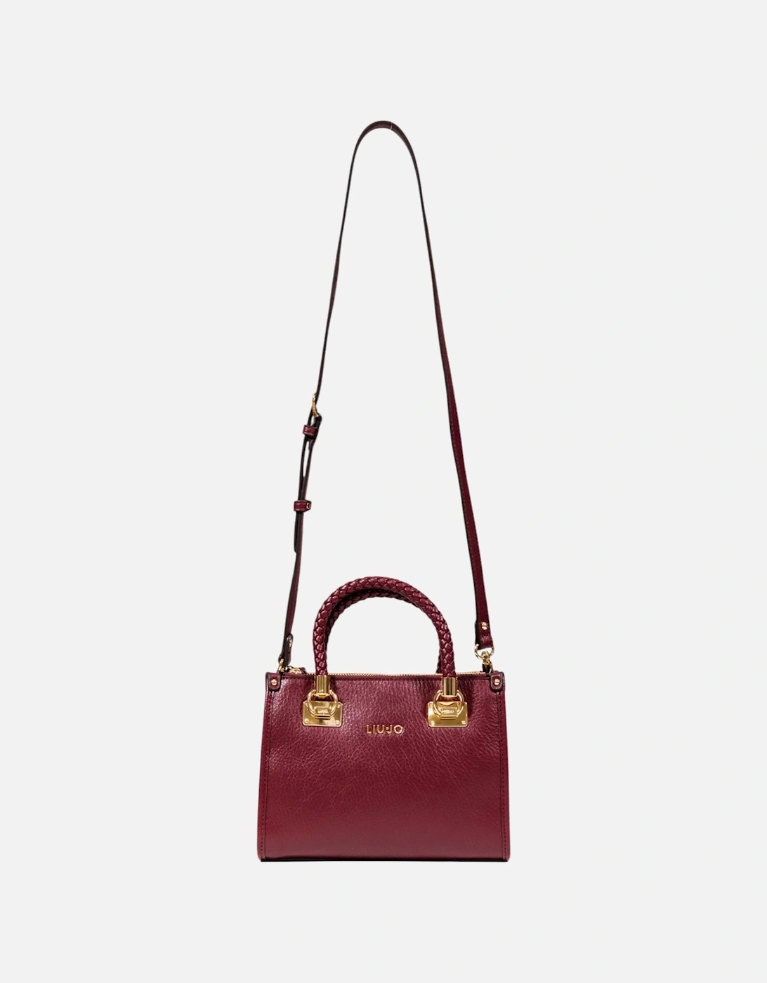 Zip Fastening Bag with Inside Pockets Women - Bordeaux, 4 of 3