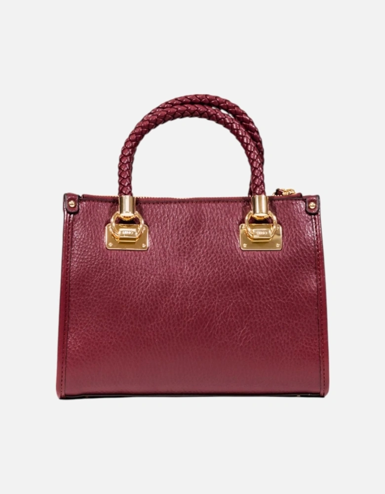 Zip Fastening Bag with Inside Pockets Women - Bordeaux