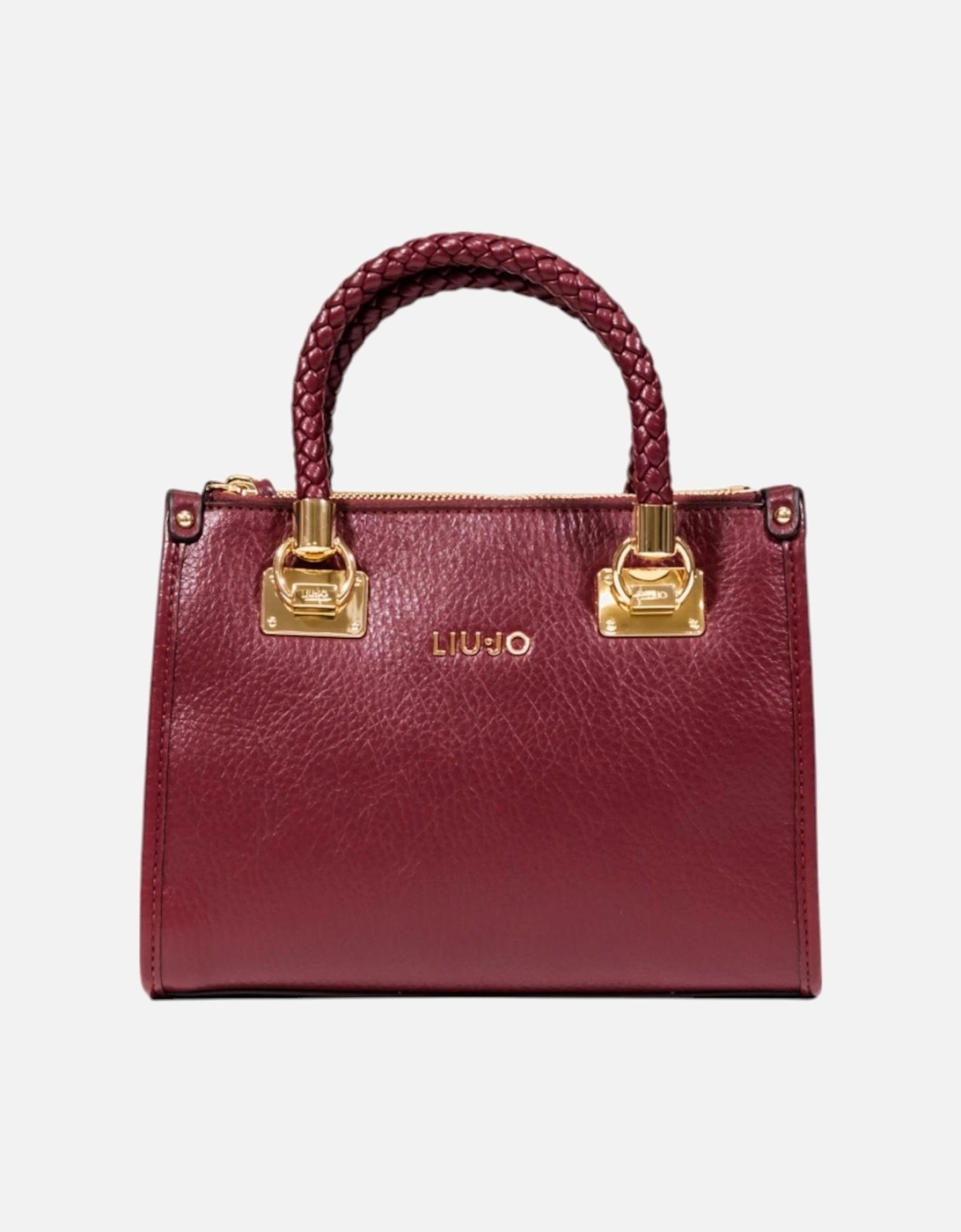 Zip Fastening Bag with Inside Pockets Women - Bordeaux
