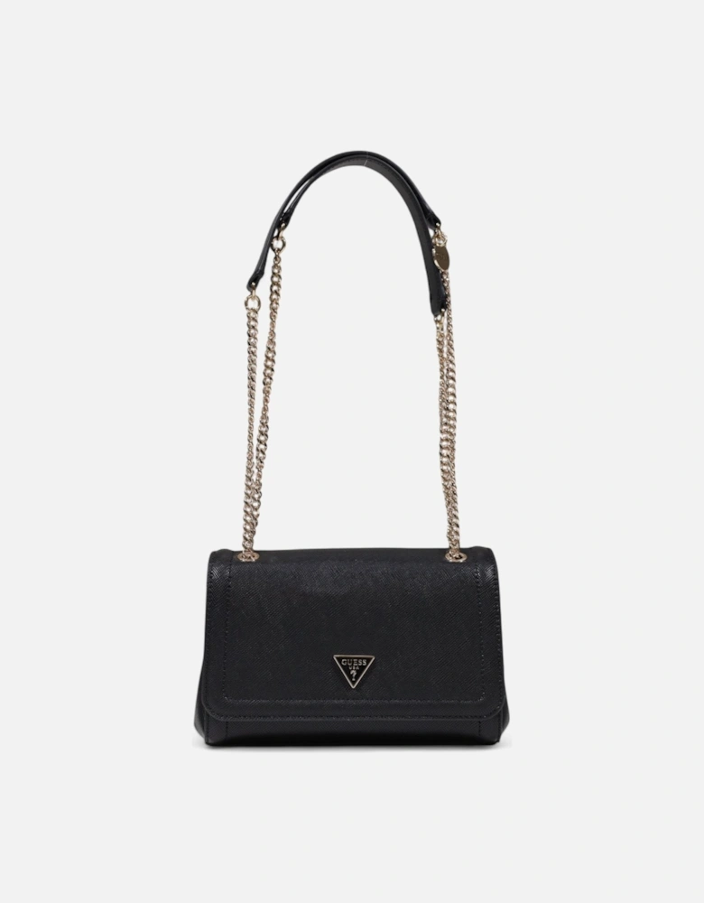 Elegant Structured Crossbody Bag Women - Black