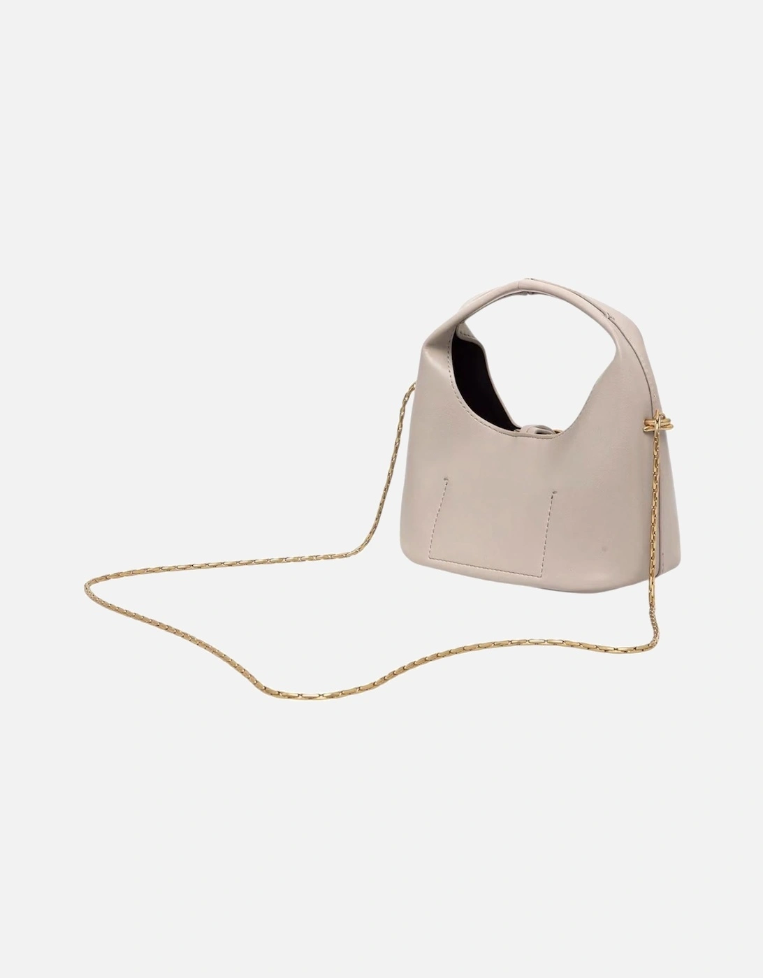 Magnet Fastening Shoulder Strap Bag with Inside Pocket Women - Beige