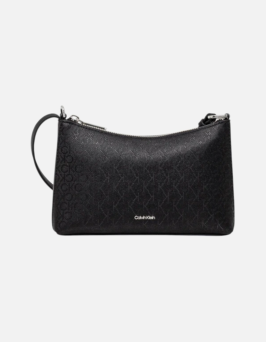Plain Zip Fastening Bag with Inside Pockets Women - Black, 4 of 3